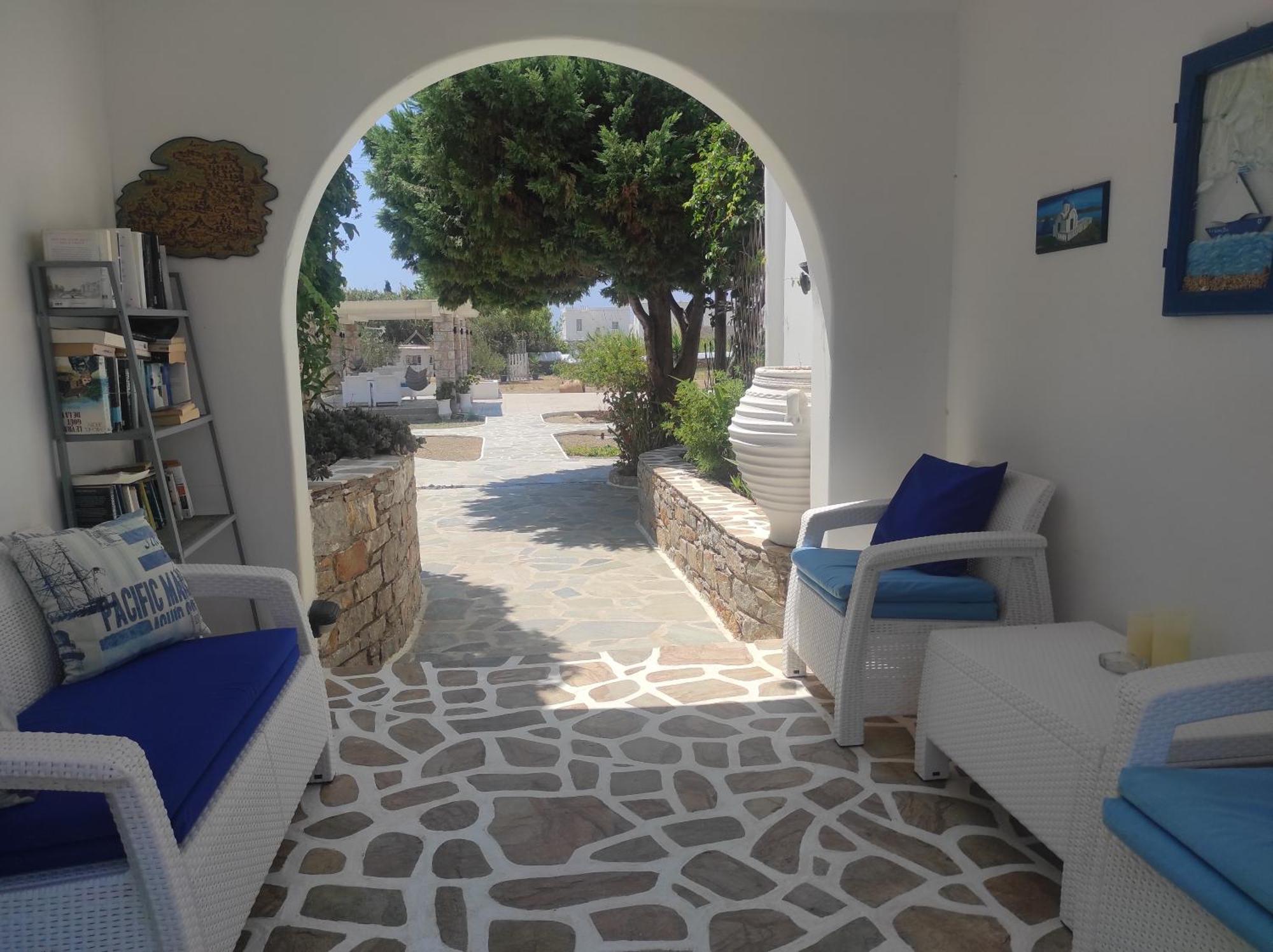 Villa Le Grand Bleu Katápola Exterior foto