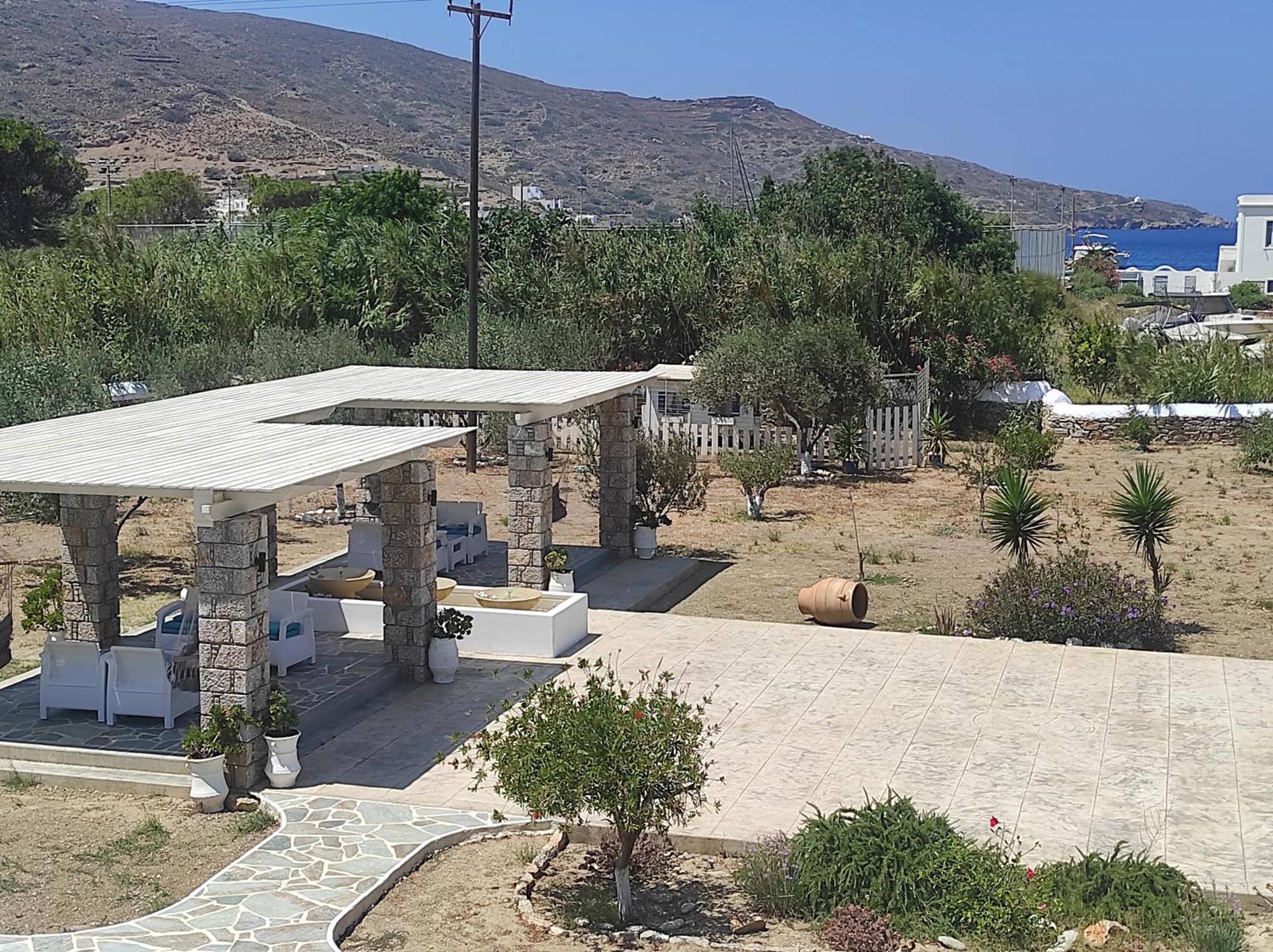 Villa Le Grand Bleu Katápola Exterior foto