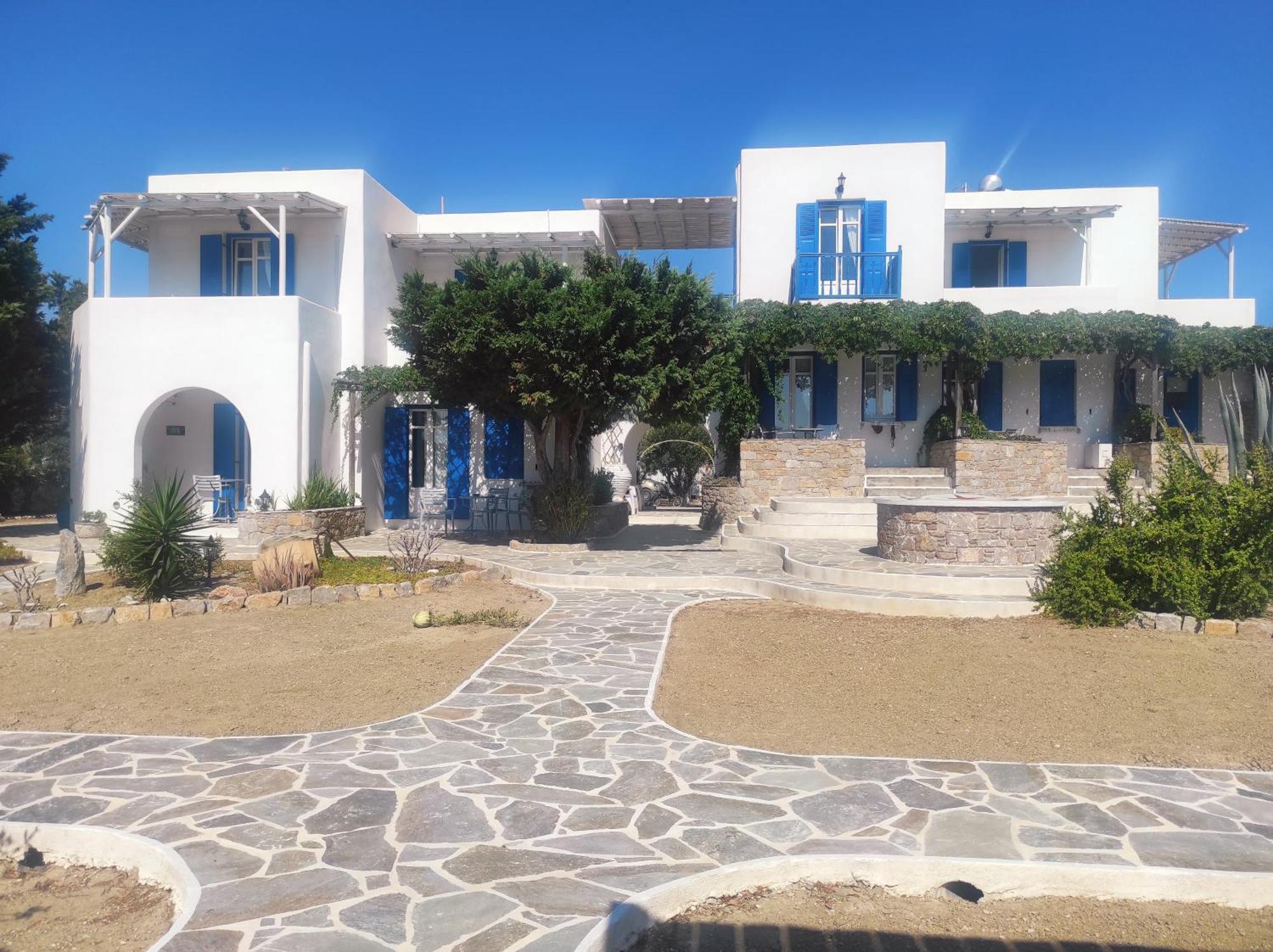 Villa Le Grand Bleu Katápola Exterior foto